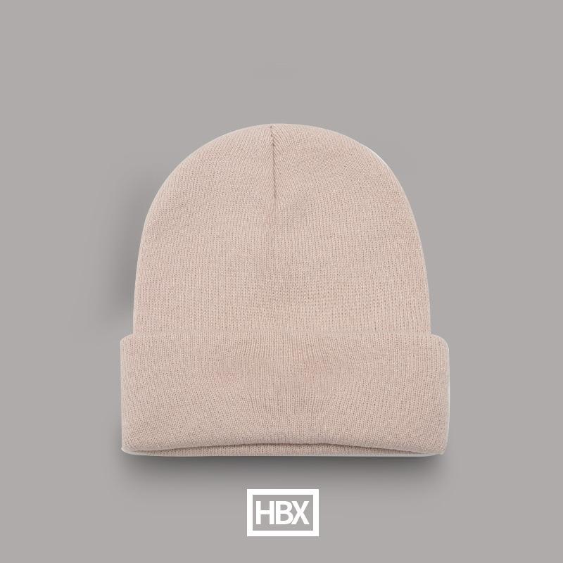 Gestrickte Mützen für Männer im Winter Modische und vielseitige Wollmützen für Herbst und Winter Warme Melonenmützen Kalte Mützen für Frauen