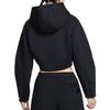 (WMNS) Nike Oversized Full-Zip Jacket 'Black Anthracite' Women's HV2077-010
