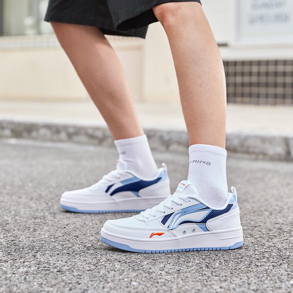 Li Ning Sea And Sichuan Slip Resistant Cushioning Abrasion Resistant Lightweight Low top Skateboard Shoes Men's AGCT377-2