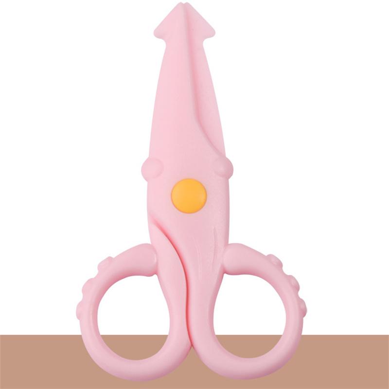 

Мультфильм Мини Студенты Дети Дети DIY Искусство Канцелярские принадлежности Пластиковые ножницы-кальмары Дети Бумага-резка Безопасные ножницы с круглой головкой Игрушечные художественные ножницы розовый