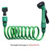 10/15m Coil Garden Hose 5 Watering Mode Water Hose Expandable With Spray Nozzle Irrigation System Lightweight Ergonomic Sprayer