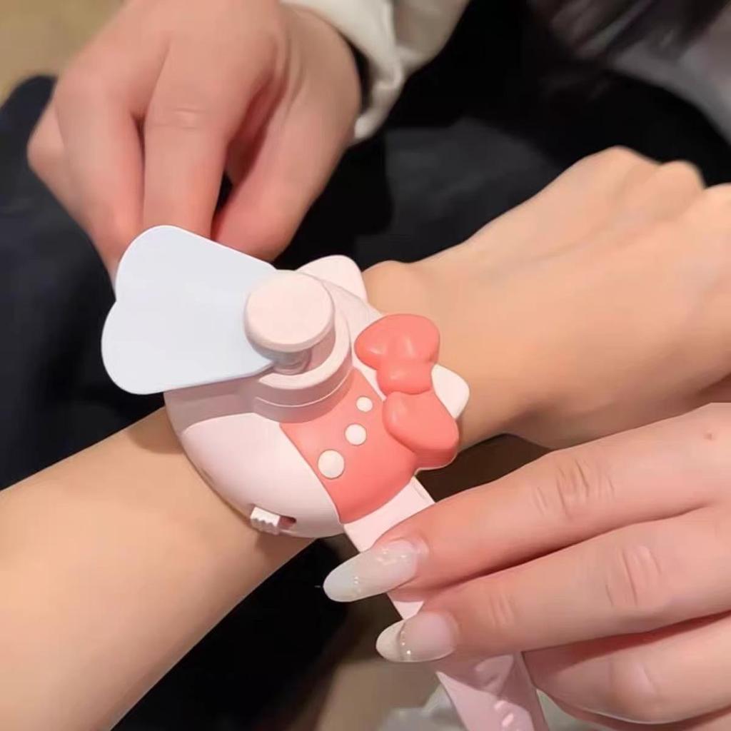 Mini Cartoon Kinder-Handgelenksventilator: Ultra-Leise, Handheld, Tragbare Kühlung für Studenten
