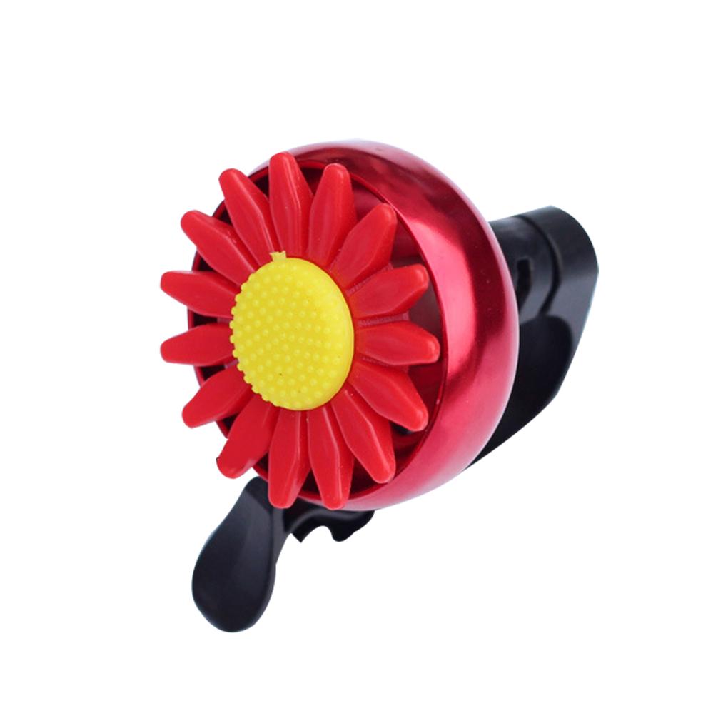 Multi-color Kids Bicycle Bell Daisy Flower Horns Bike Children Cycling Ring Alarm For Safety Cycling Handlebars Bike Accessory
