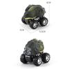 6Pcs Pack - Boy Racing Dinosaur Toy Shatter-resistant Dinosaur Pull Back Car Simulation Tyrannosaurus Triceratops Model Off-road Vehicle