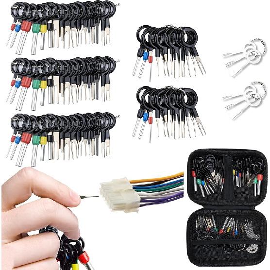 41 PCS Terminal Removal Tool Kit, Depinning Tool Pin Removal Tool, Pin Extractor Removal Tool Kit, Electrical Tools Wire Connector Pin Release