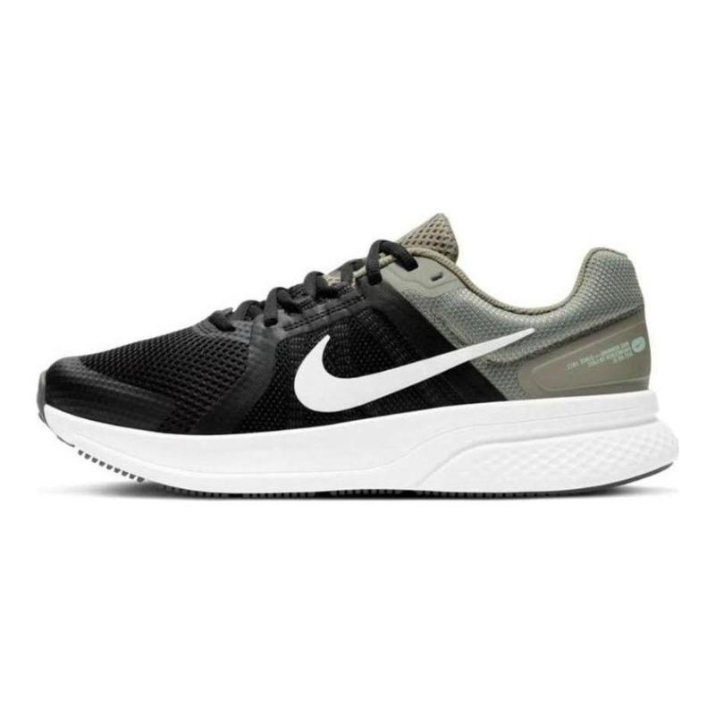 Nike Run Swift 2 Men Low Top Running Shoes Grey Black CU3517-300