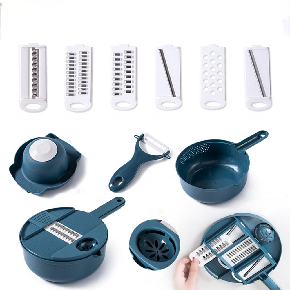 Kitchen Multifunctional Salad Utensils Vegetable Chopper Carrot Potato Manual Shredder Kitchen Cooking Vegetable Tools