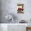 Metal Poster Red Tractor Farmall Vintage Sign Retro Wall Art for Bar Garage