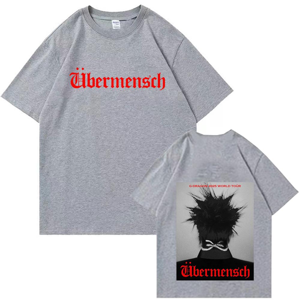 G-Dragon 2025 World Tour T-shirt Man Women Harajuku O-neck Summer Casual Shirt Shirts for Men  Shirts  T Shirts
