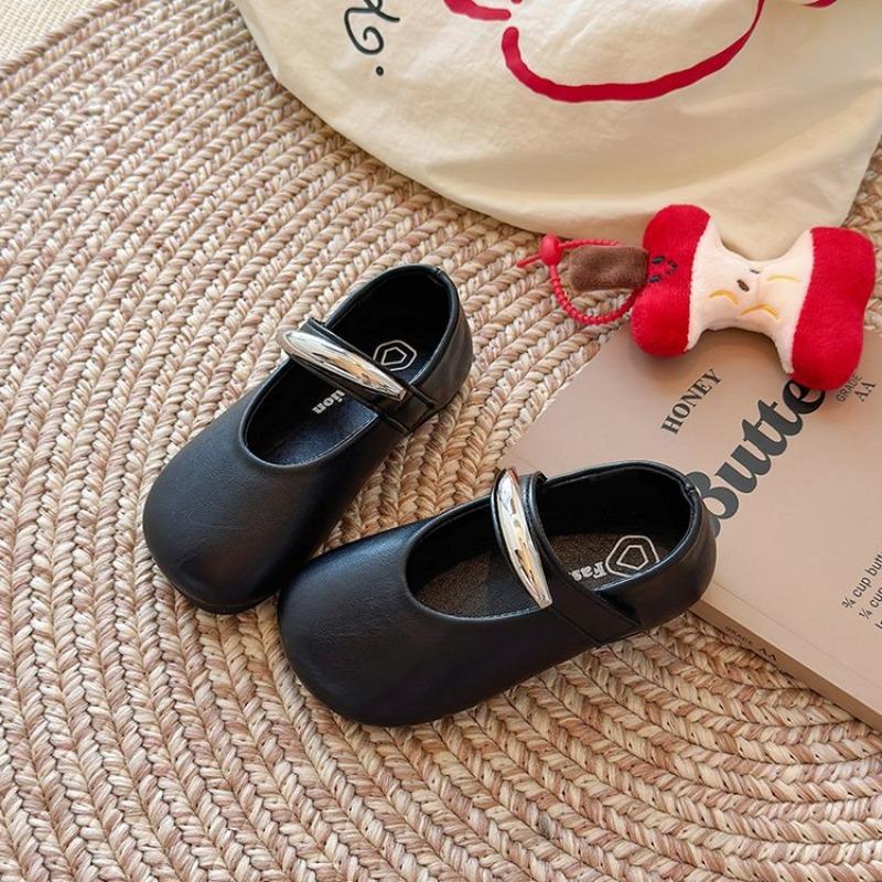 Girls' Fashionable Princess Shoes Baby Girls' Korean Style Leather Shoes Lightweight Mary Jane Shoes