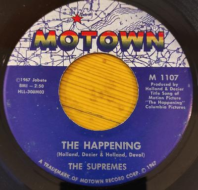 7-Zoll Schallplatte SUPREMES - The Happening / All I Know About Yo M1107 Motown 1967 US Soul/Funk Gebraucht