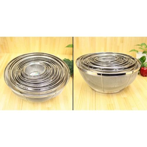 Inoue Wire Mesh Industry Jumbo Strainer, 37cm, 18-8 Stainless Steel, Made in Japan, 8-sho Capacity