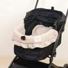 Soft Dog Stroller Cushion,Double Sided Edge Cover Set,Cushion Liner For Pet Stroller Insert Pad Universal Fits Most Stroller