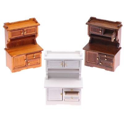 1/12 Păpușă Mini Bufet Model Bibliotecă Păpușă Casă Miniatură Mobilier Bucătărie Decor Jucărie Casă de Păpuși Accesorii Scenă de Viață