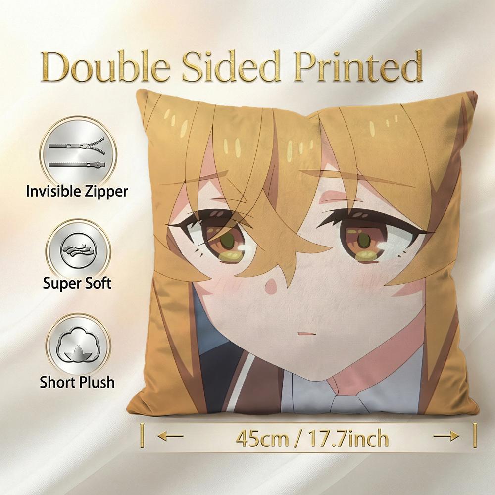 Anime Silent Witch Cushion Cover Decorative Cushions Covers Cover Sofa 50X50 Pillow 4 Piece 45X45 40X40 Pillowcase