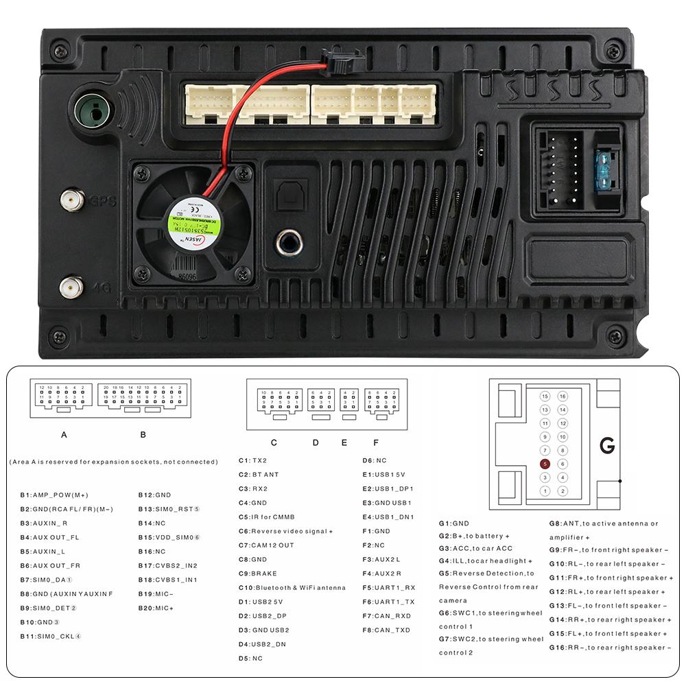 Ossuret 2Din Android 13 Car Radio for Mercedes Benz GL ML W164 ML350 ML500 X164 GL35 GL45 2005-2012 Navigation GPS Intelligent Multimedia Video WIFI