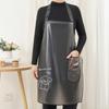 Sleeveless Waterproof TPU Apron Dirt-Proof Work Aprons Cartoon Cleaning Aprons  Home Use