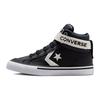 Converse Pro Blaze Strap Abrasion Resistant Abrasion Resistant High Top Kids' Skateboarding Shoes Black White 672128C