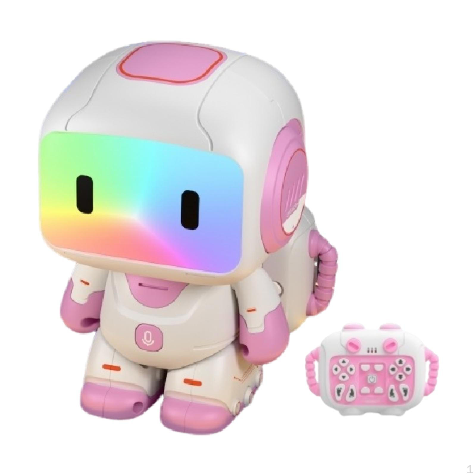 

Interactive Remote Robot for Children, Ideal Companion And Girls, Adjustable Mode, Educational Toy, рожевий