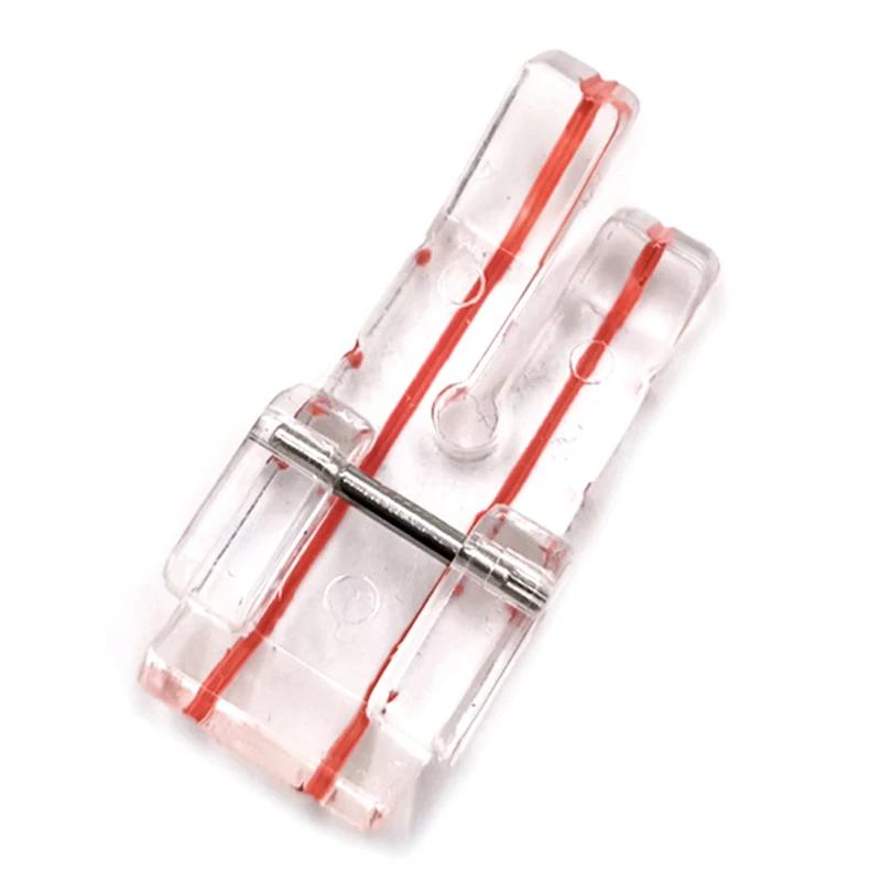 

1pc Border Guide Presser Foot 602 Quilting Parallel Guide Stitch Presser Foot for Household Low Shank Sewing Machine Accessory 1pc світло-сірого кольору