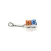 LED Keyboard Keychain Fidget Toys Crystal Clicker Sensory Toy for Stress Relief Keyboard Keychain Fidget Gadget for Adults Amagi