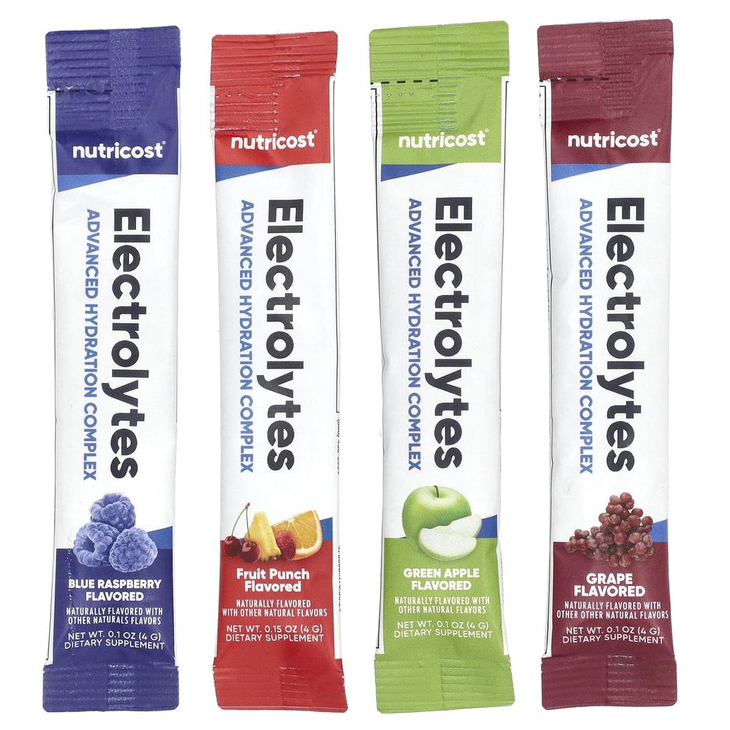 Electrolyte, Advanced Hydration Complex, Variety Pack, 40 Stick Packs, 4G (0.14Oz) Each
