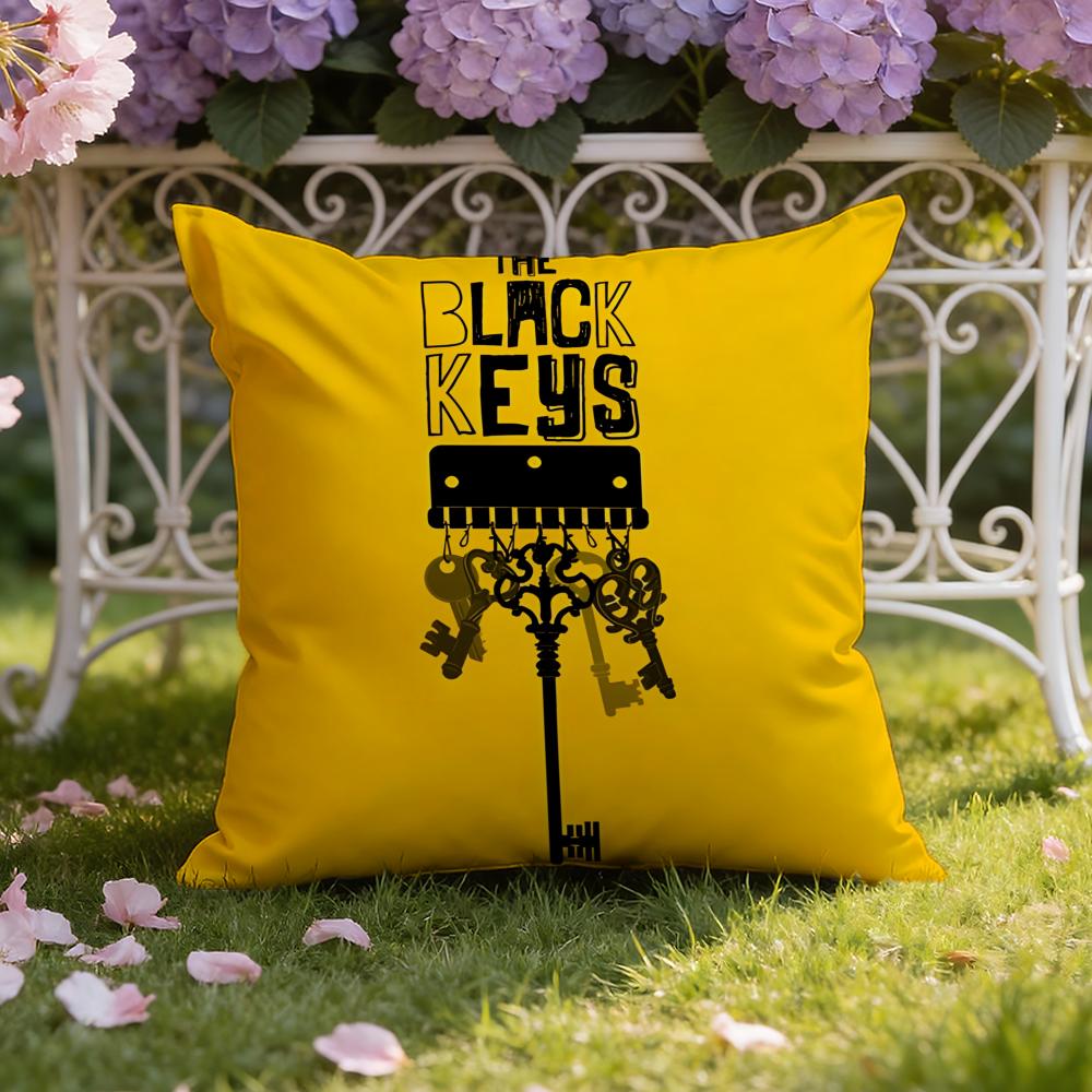 

The Black Keys Band Cushion Cover Home & Car Dual-Scene Pillow Cover: Reversible for Premium Comfort 30cmx30cm