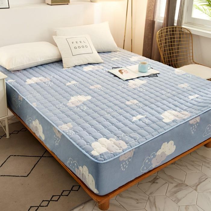 New Cartoon Mattress Cover Protector Soft Comfortable Breathable Printing Bedding Mattress Bed Cover Fitted Machine Washable