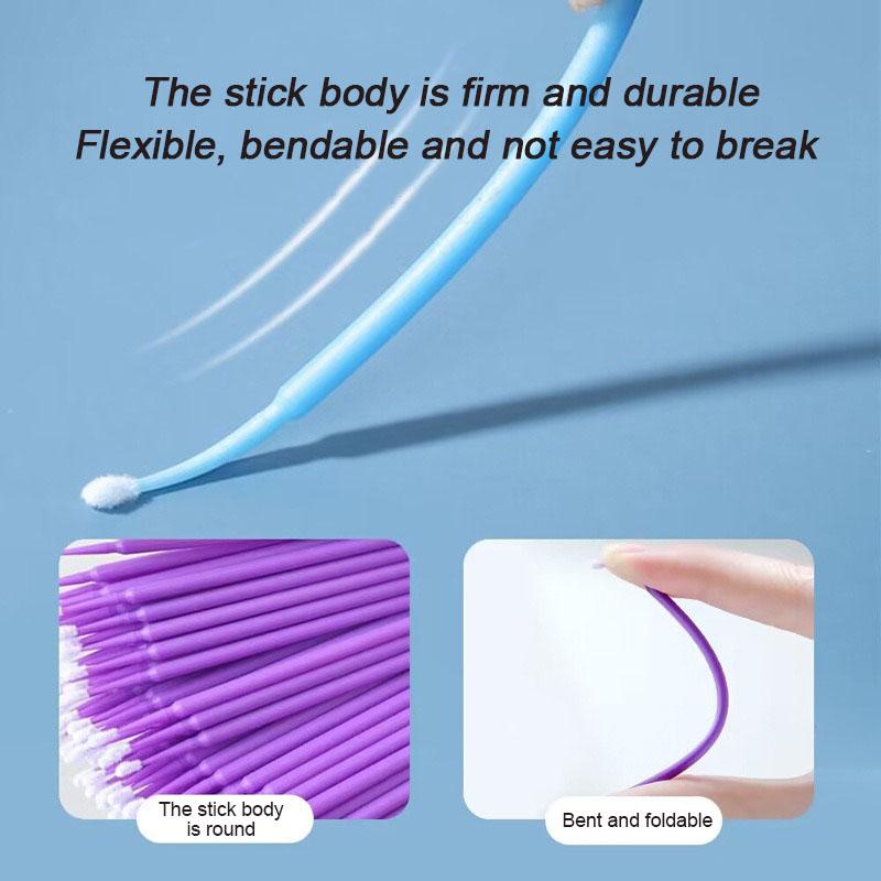 New 50/100pcs Eyelash Brushes Eyelash Extensions Spoolie Brush Eyebrow Comb Microbrush for Eyelashes HZS25