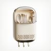 Wall-Mounted Plastic Cutlery Organizer With Drainage - Antibacterial Chopstick Holder Kitchen Counter Or Cabinet