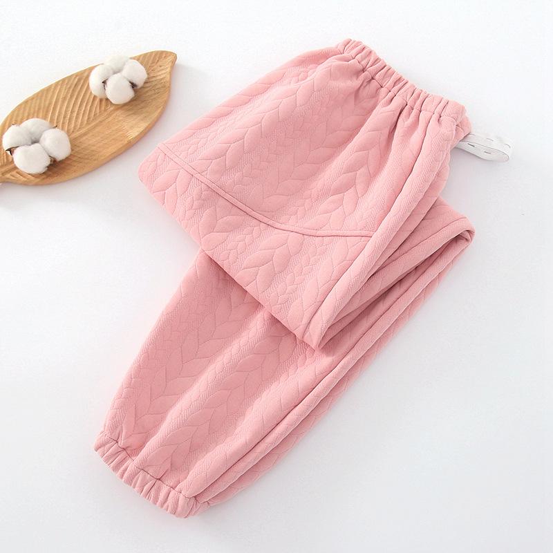 Umstandsröck und Nachthemd-Set: Stillpyjamas aus Luftbaumwolle für Frühling & Herbst nach der Geburt für den Winter, passen bis Größe 200.