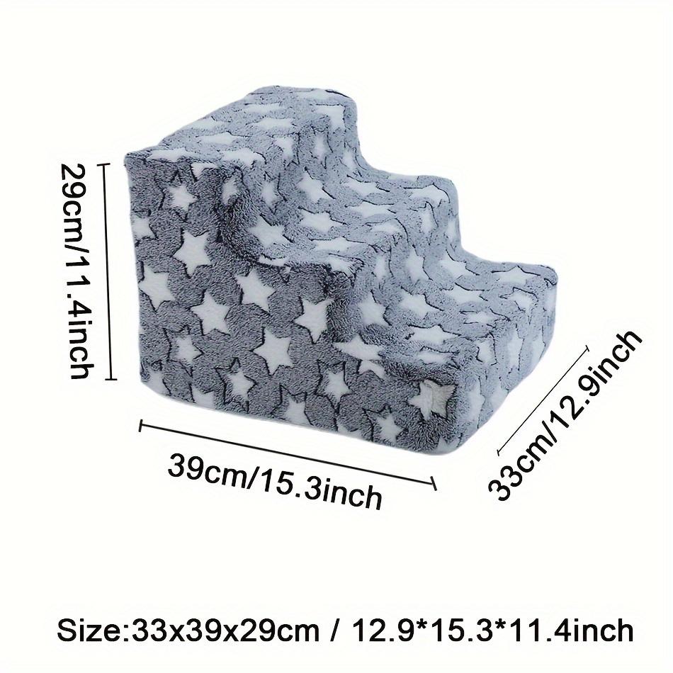 

3/4 Pet Steps Foam Dog Secure Stairs Ramps Non-Slip Pet Star Steps for Protect Older Dogs Pet with Joint Pain Sofa Bed Ladde