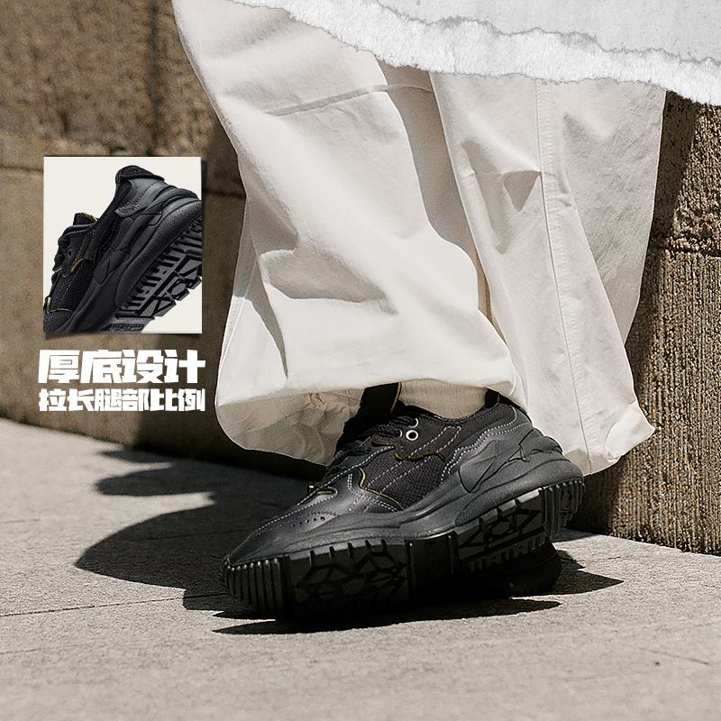Li Ning CF Origin 2 Slip Resistant Abrasion Resistant Casual Shoes Women's Black AGCT324-1