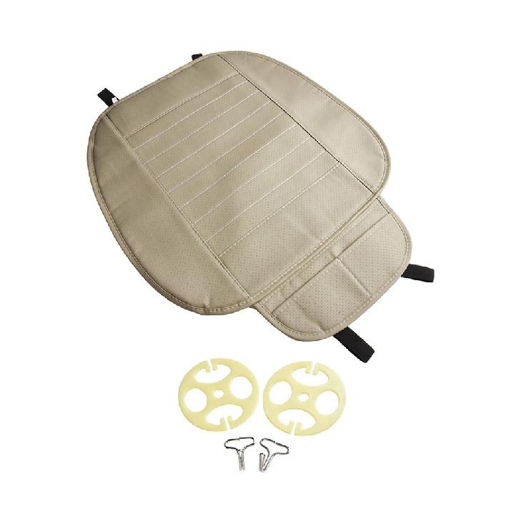 Car Seat Cushion Comfortable Cover Four Seasons Carbon Interior PU Leather Pad