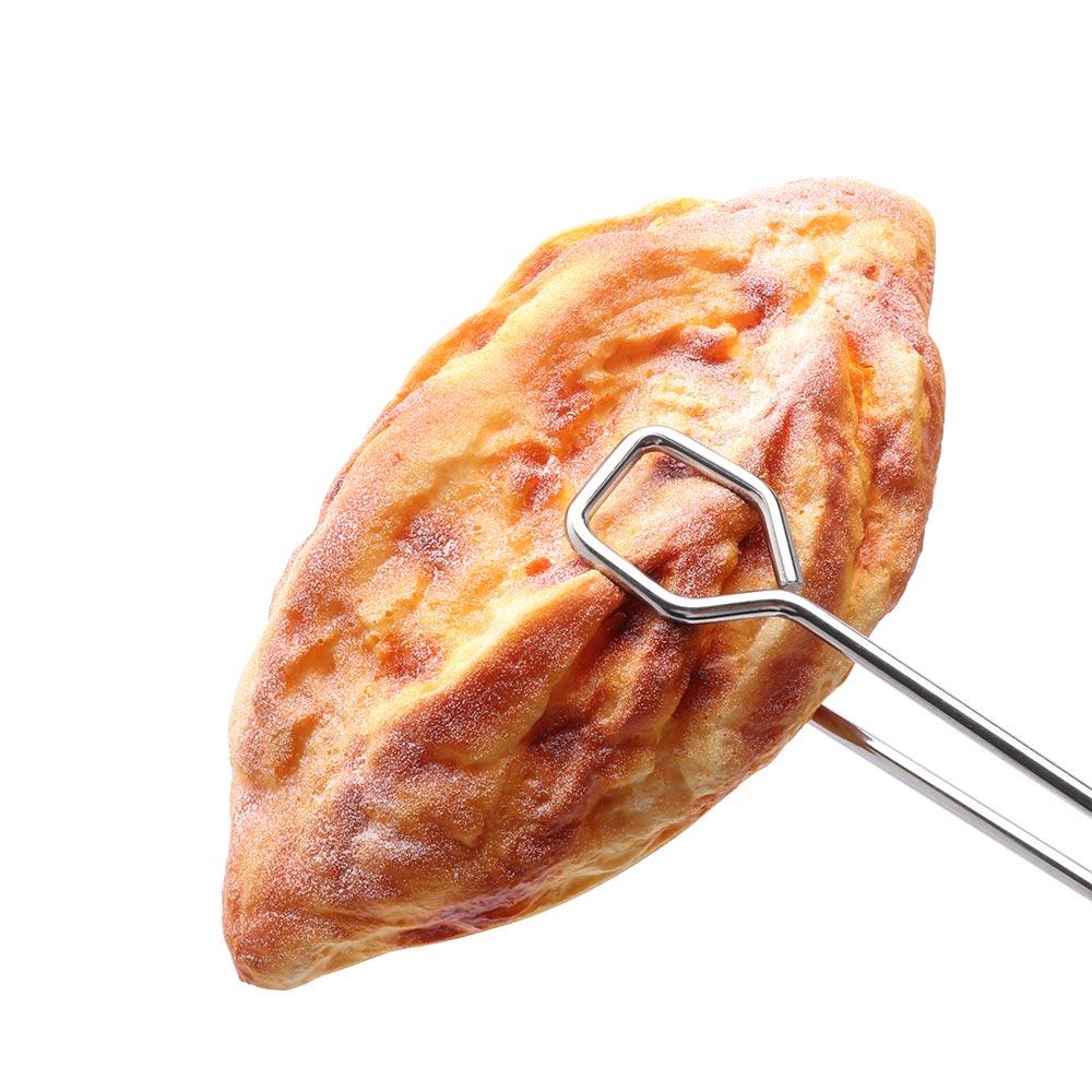 Steel Handles Baking Pastry Cooking Kitchen Supplies BBQ Tools Barbecue Clamp Food Scissor Tongs