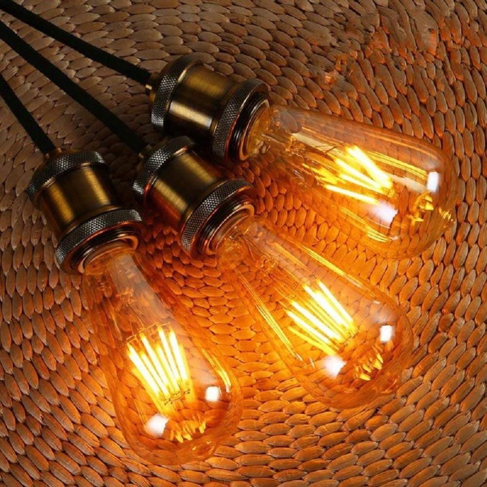 6 Pack 4W LED (40W Equivalent) LED Filament Bulb 110-130V LED Bulb Filament Bulb  Home Lighting