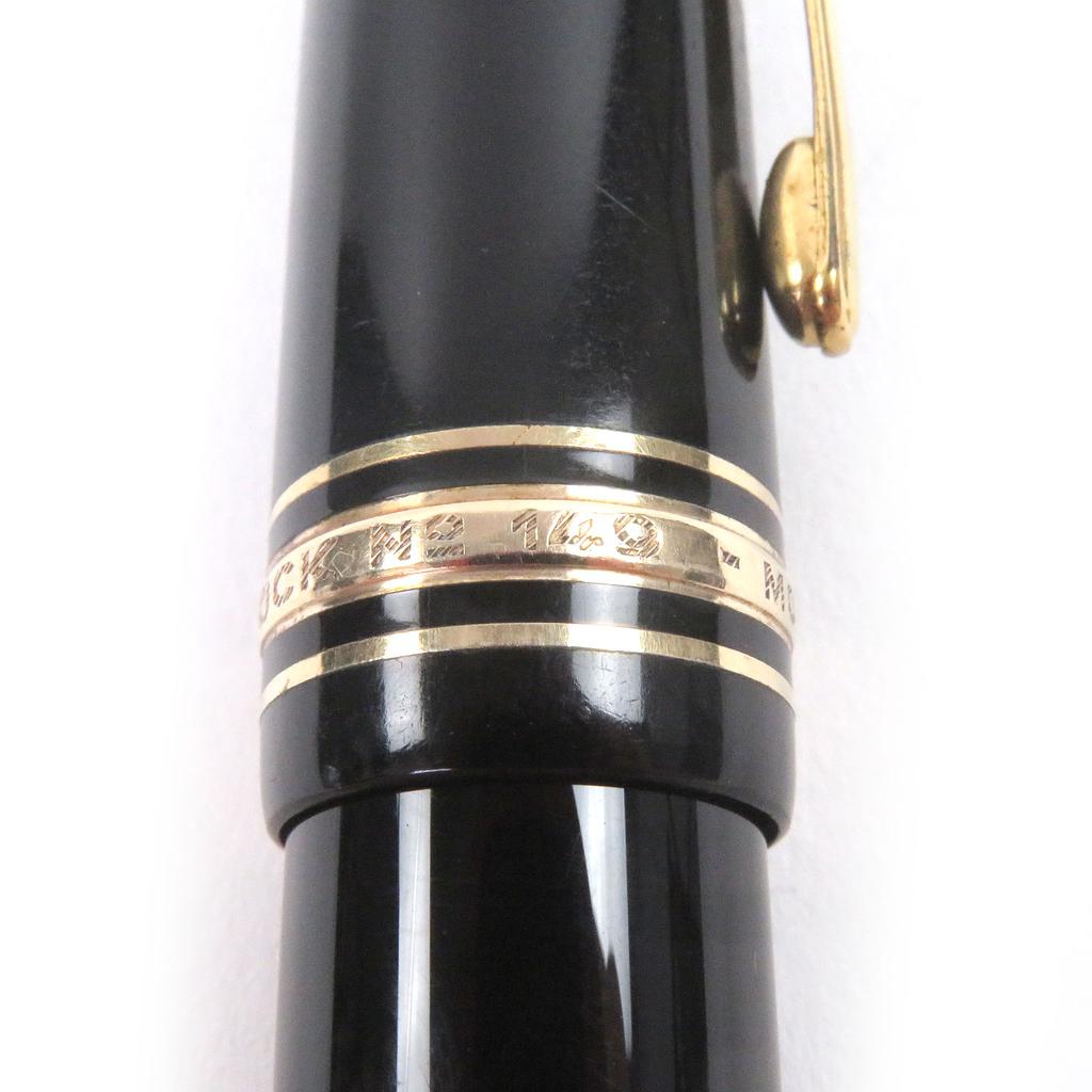 Very Good MONTBLANC fountain pen Meisterstück 149 Cap type black 14C mens Used