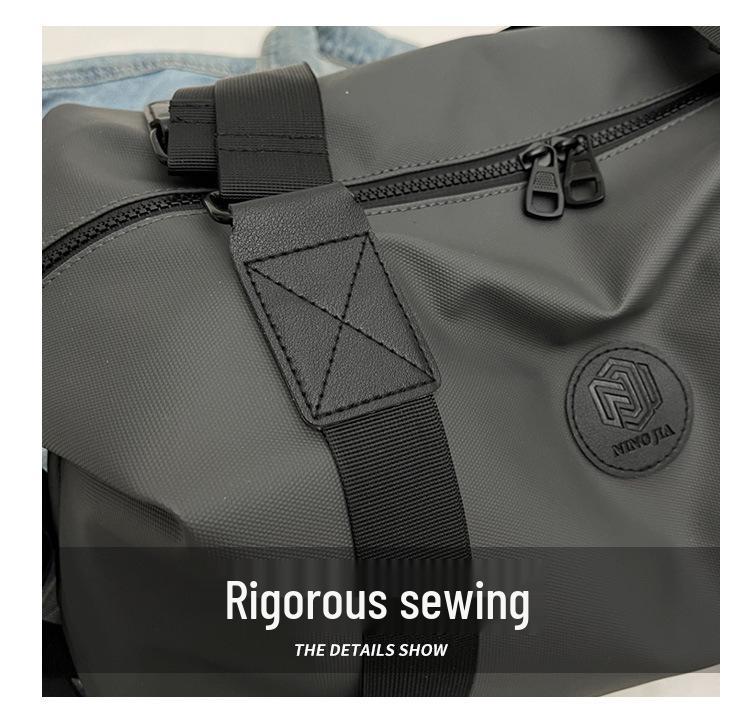 Women's Short Trip Portable Handbag: Large Capacity Korean Style Sports & Fitness Luggage Bag