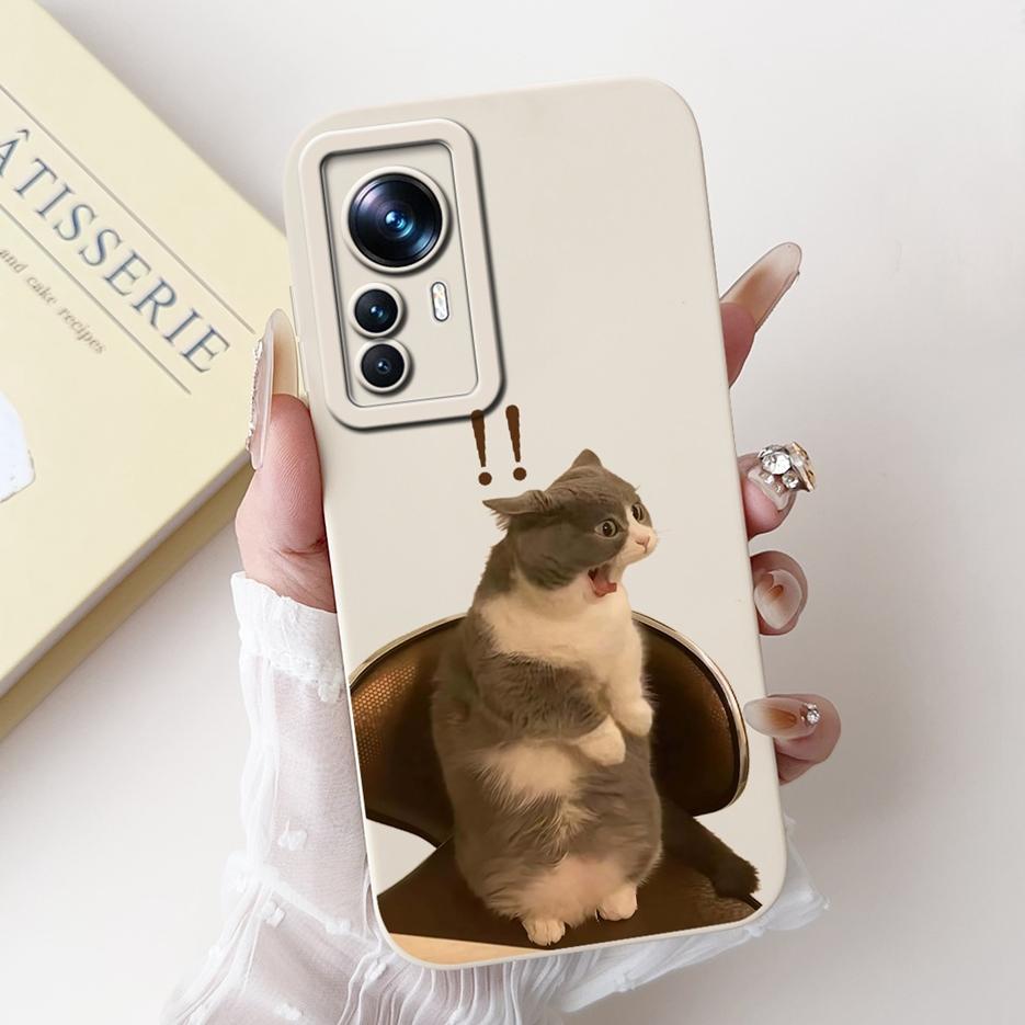 For Xiaomi 12T Pro Case Cute Cartoon Fashion Painted Cover Soft Silicone Phone Case For Xiaomi Mi 12T Pro Mi12T 5G Fundas Bumper