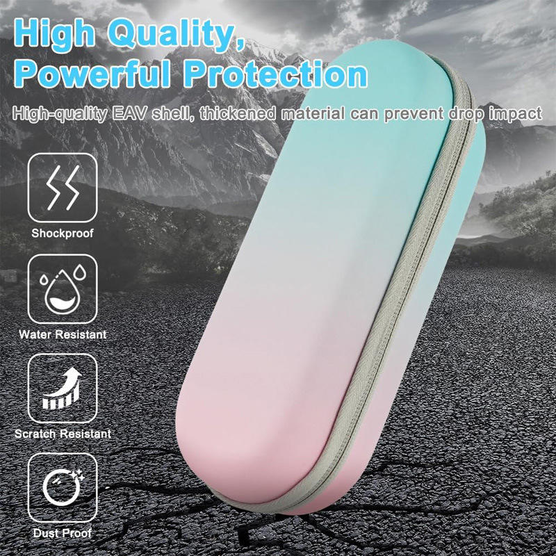 Portable Travel Toothbrush Case Protective Holder Toothbrush Case Charger Storage Box with Mesh Pocket