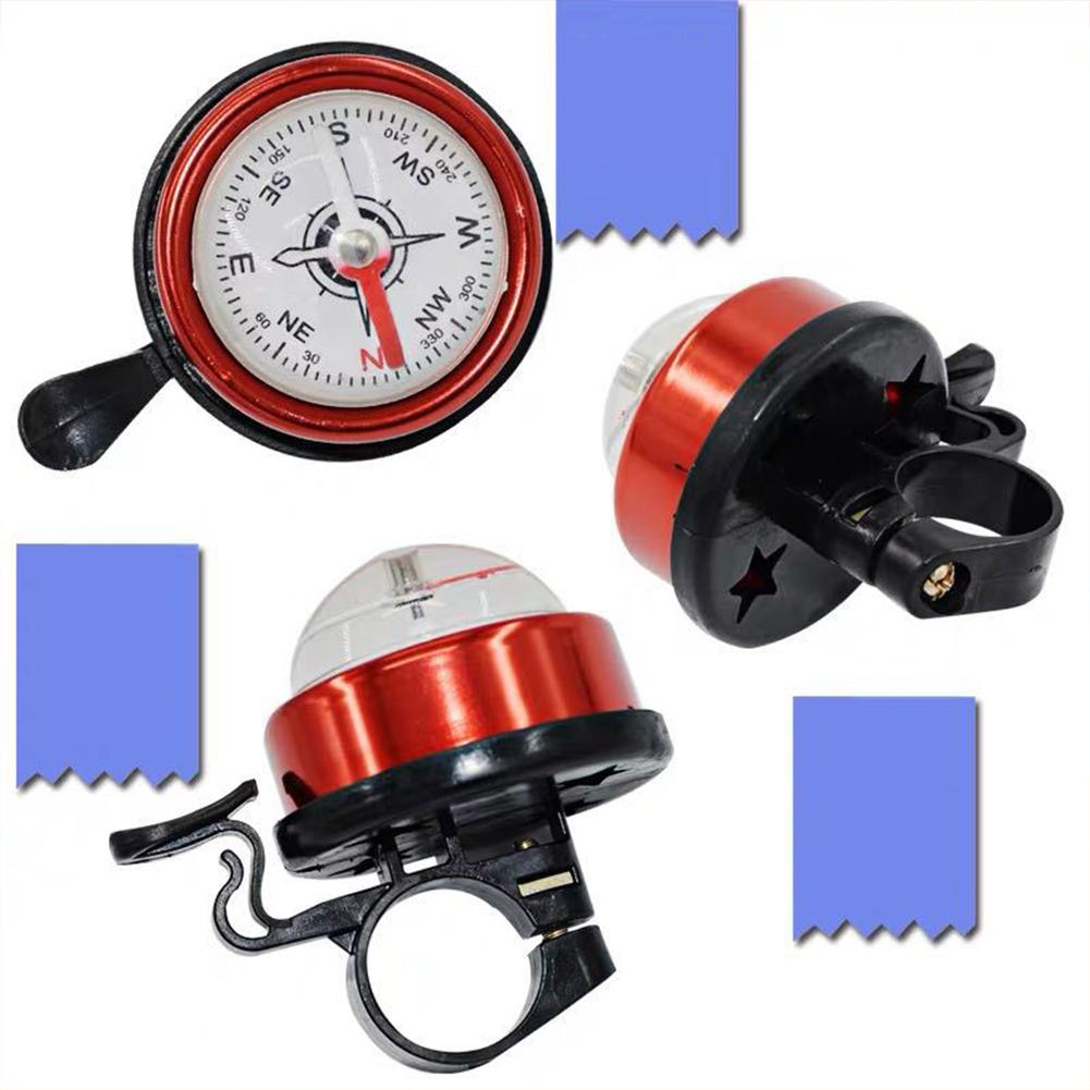 Aluminum Alloy Bicycle Compass Horn Bike Bell Cycling Accessories