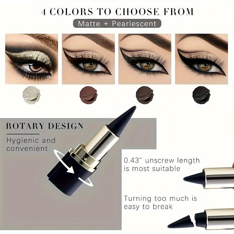 1-color Matte Eyeliner Long-lasting Gel Eyeliner Rich Color Single Color Easy-to-apply Thick Eyeliner
