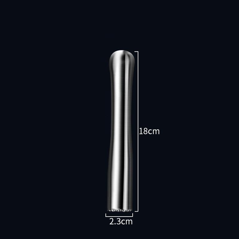 1 Stück Edelstahl Zerdrücktes Eis am Stiel Runder Kopf Zitrone Frucht Entsafter Bar Barkeeping Püriert Küche Weinglas