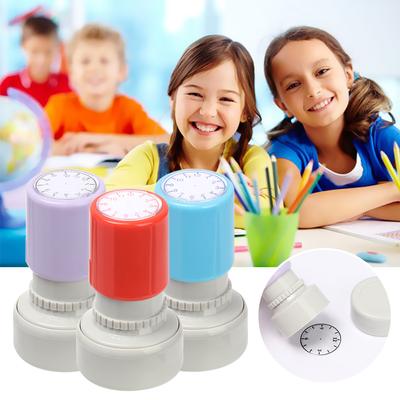Stamps Teaching Seal Kids Toy Student Teaching Tools Learning Recognition Clock Dial Clock Stamp