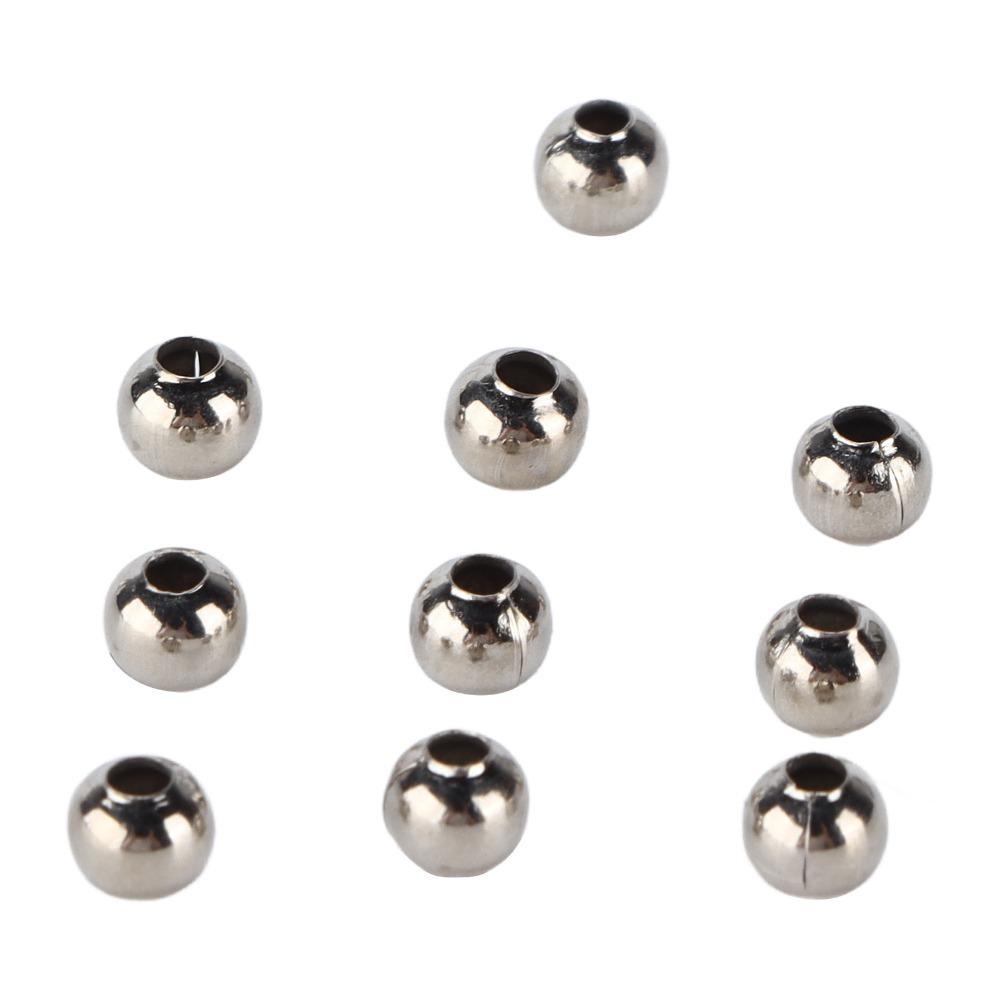 200pcs Smooth Round Seed Beads Ball End Partition Beads Beading Supplies Craft Projects