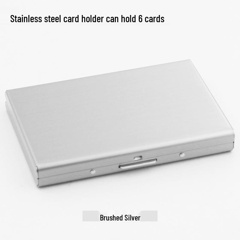 Edelstahl Business-, Kredit- und Führerscheinkartenhalter Etui