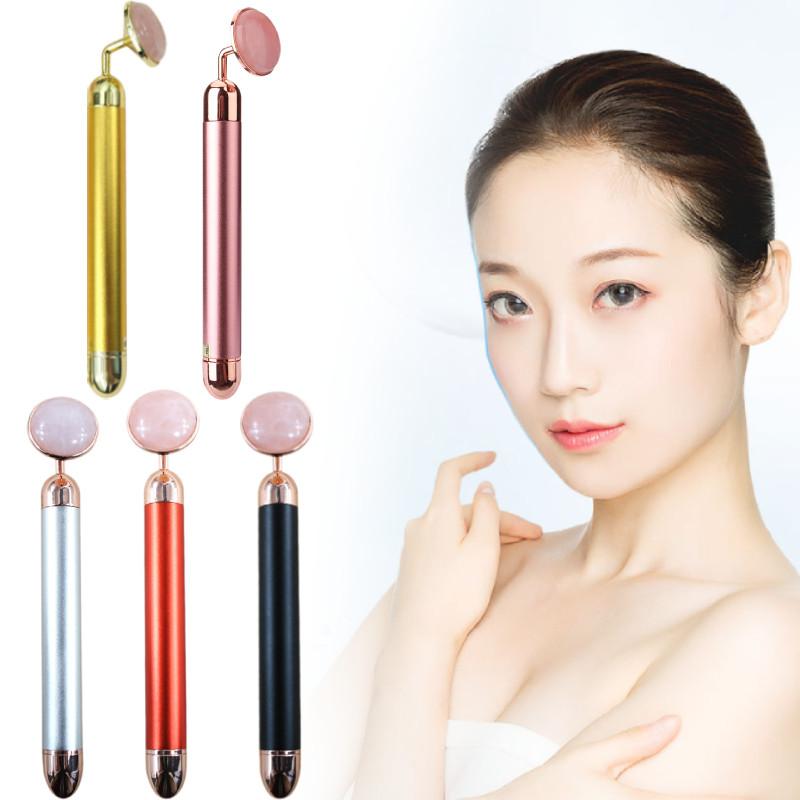Jade Massager Electric Face Hand Eye Neck Body Anti Ageing Therapy Beauty Device