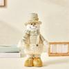 Santa Christmas Dolls Standing Figurines For Christmas Window Decoration  