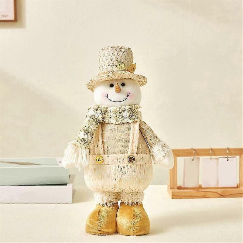 Santa Christmas Dolls Standing Figurines For Christmas Window Decoration