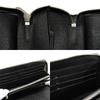 Used 12564 Zippy Organizer N63077 7940 Old Model Logo Black Gray Zip Around Damier Graphite Noir Men's from Japan